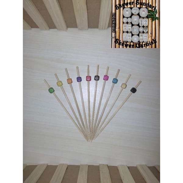 skewer square / cocktail skewer 12cm (100pcs)