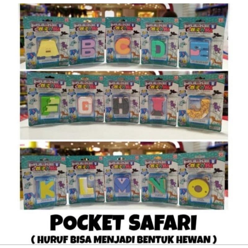 EMCO Pocket Safari Morph into Animals A B C D E F G H I J K L N O P Q R S T U V W X Y Z