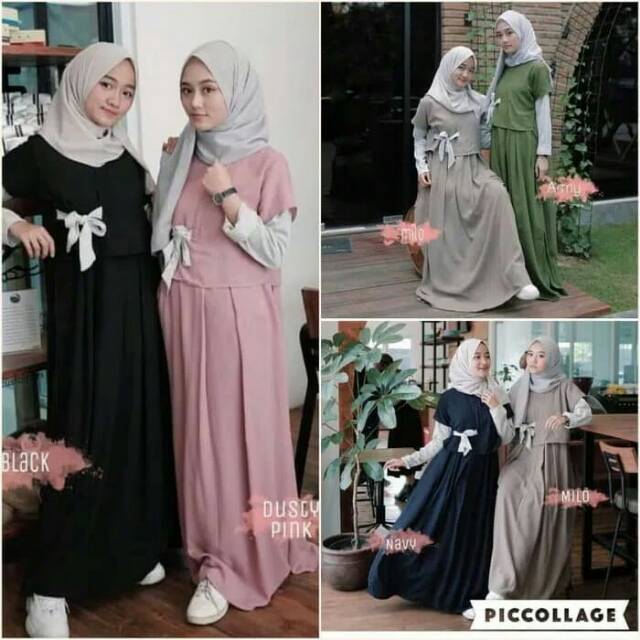 Baju Gamis Wanita terbaru Denada Dress Baju MUSLIM WANITA TERMURAH