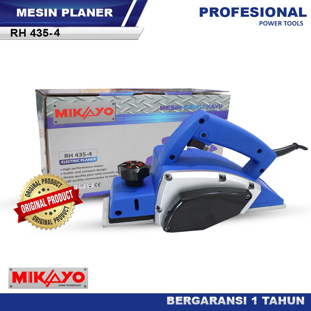 (PAKET HEMAT) PROMO PAKET TUKANG KAYU!!! Mesin Serut + Mesin CIRCULAR SAW + GRINDA 4 INCHI + BOR 10MM MIKAYO