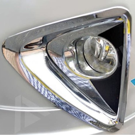 Garnish depan fog lamp chrome mobil agya 2015  Ferrari Variasi