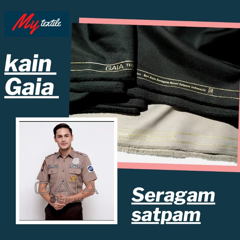 kain gaia bahan seragam satpam texology