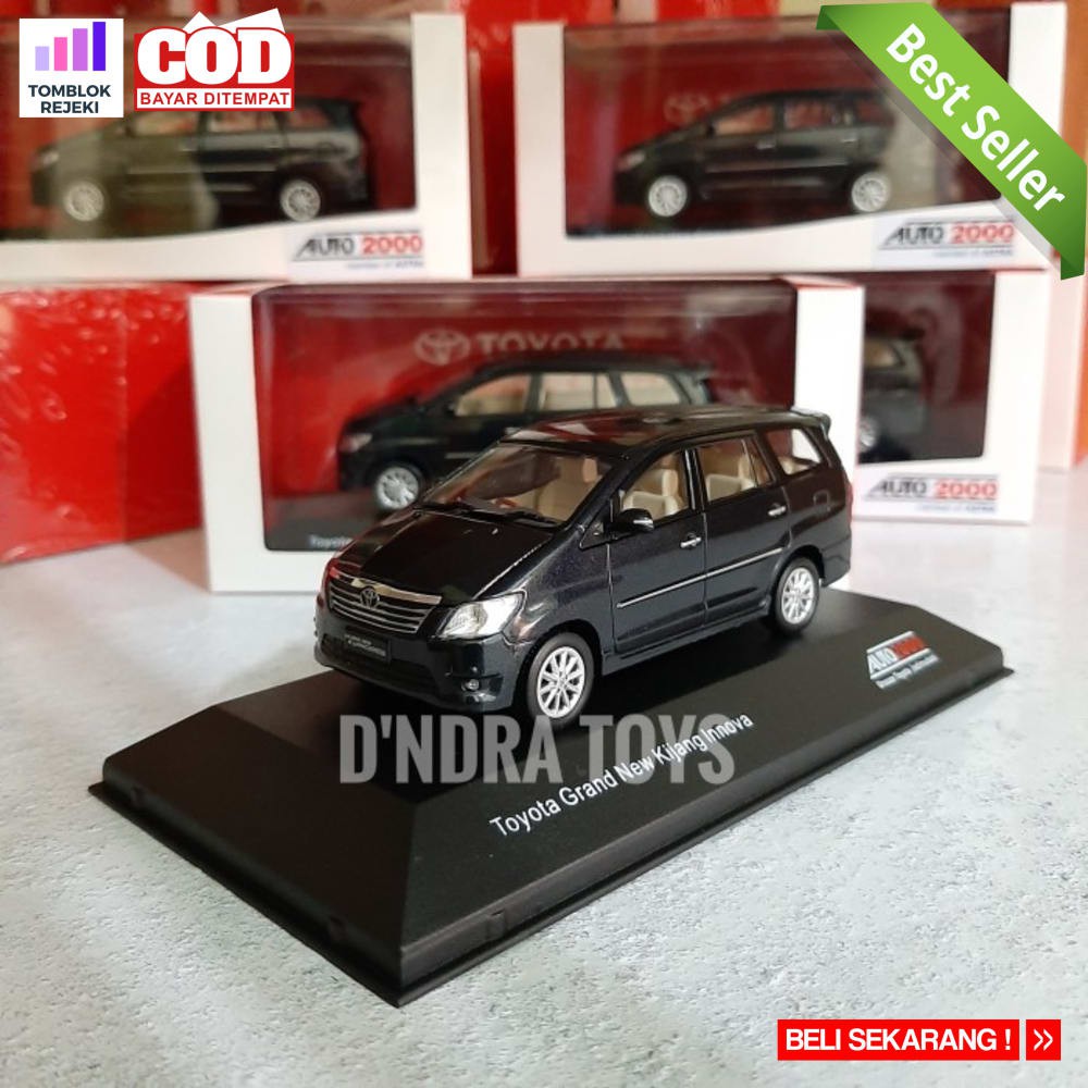 [PROMO]Diecast Toyota New Grand Kijang Innova - Hitam Miniatur Mobilan Toyota