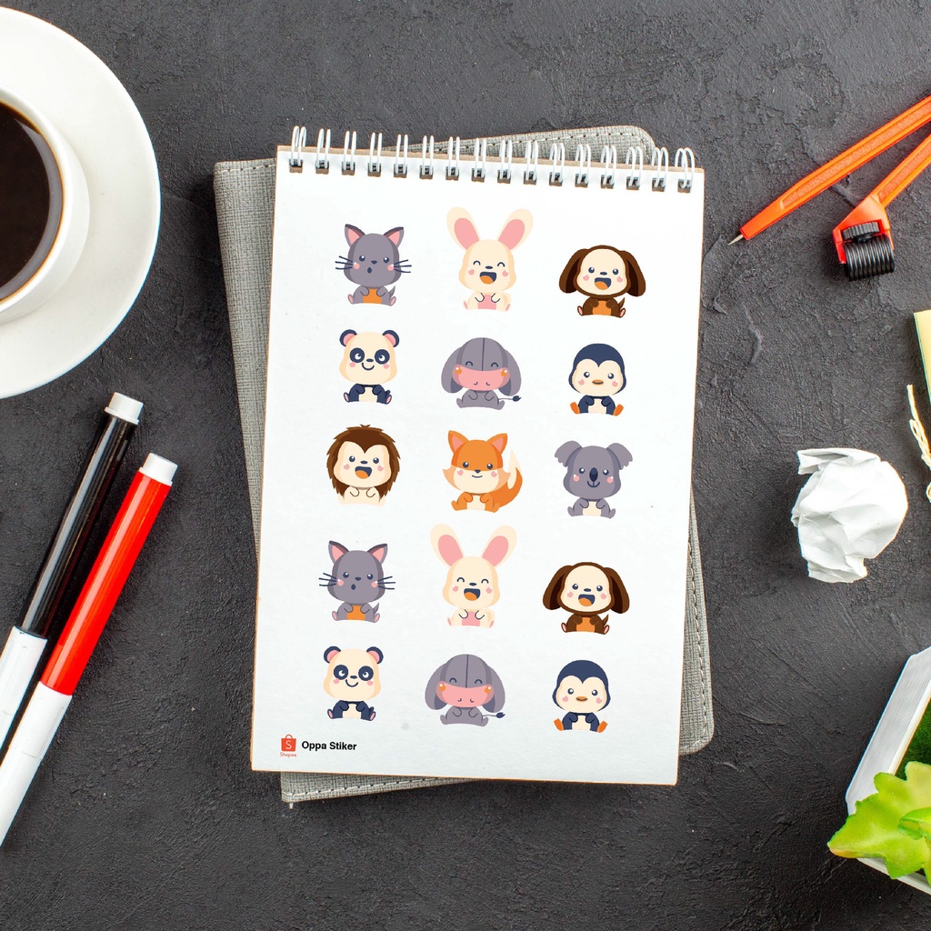 

Sticker buku Sticker karakter Cuting sticker Stiker korea Stiker lucu