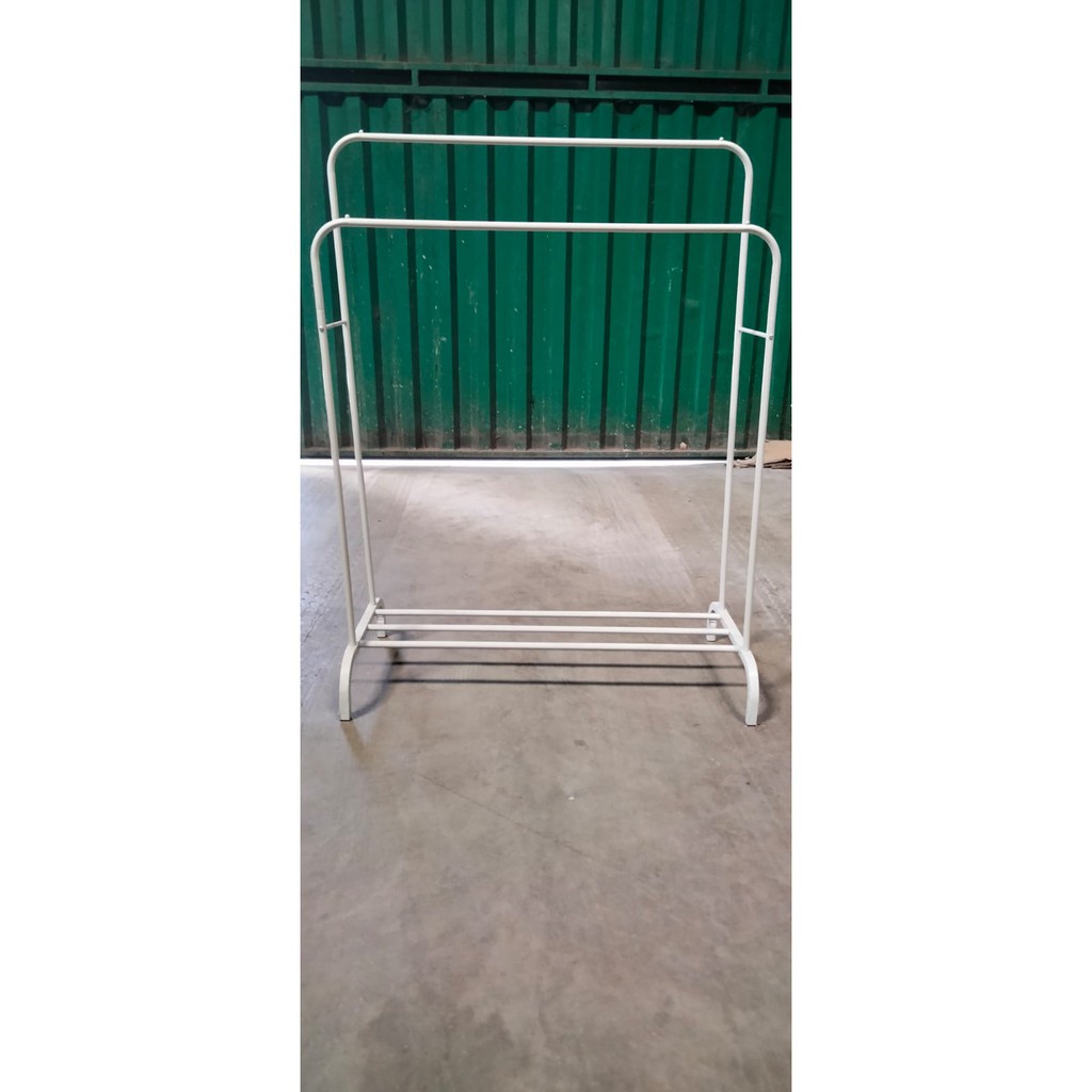 Rak Gantungan Baju Besi Stand Hanger / Gawang Baju - Shenar
