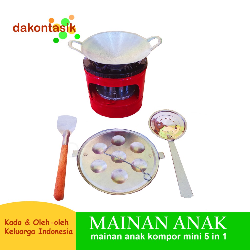 DT-16078 Mainan Alat Masak Anak Kompor Wajan Sodet bisa memasak beneran