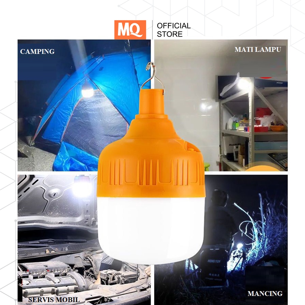 MQ Lampu Emergency Bulb LED Indoor Outdoor Rechargeable   Lampu Darurat LED Bulb