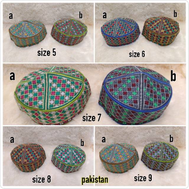 New Peci pakistan kopiah pakistan