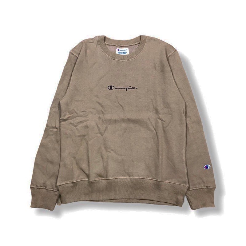 CHAMPION SWEATSHIRT SMALL SCRIPT LOGO EMBROIDERED C8 - Q019R