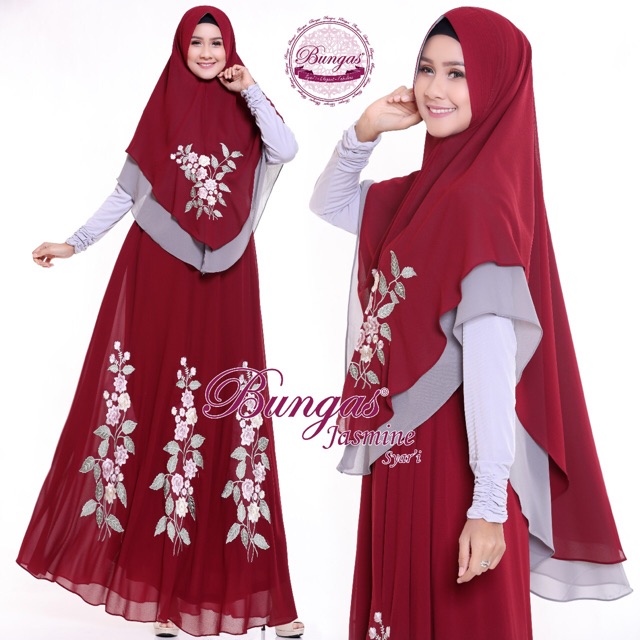 JASMINE Syari (Set Dress+Khimar)