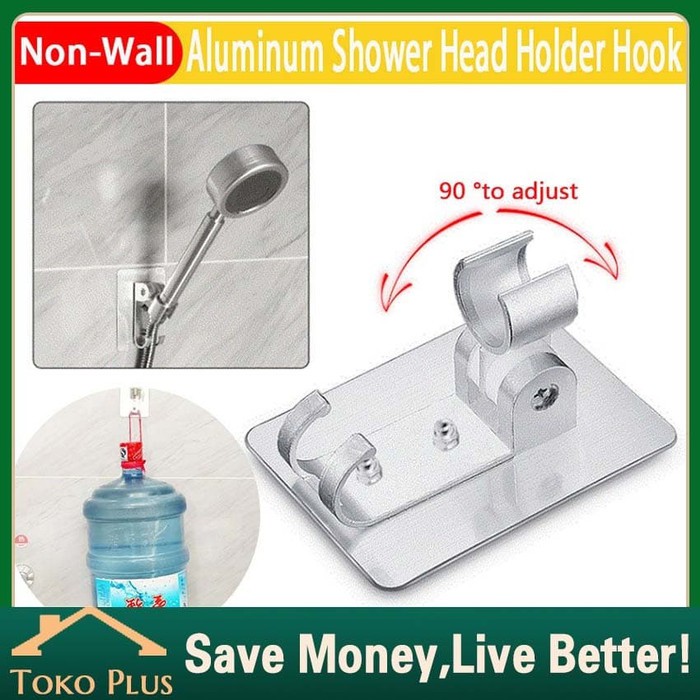 Unik Adjustable Stand Head Holder Gantungan Shower Mandi Dudukan Shower terbaik