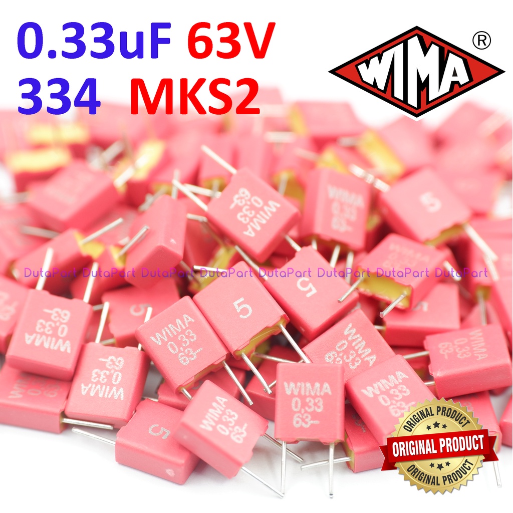 63V 0.33uF 334 MKS2 MKS 2 WIMA Film Capacitor Made In Germany