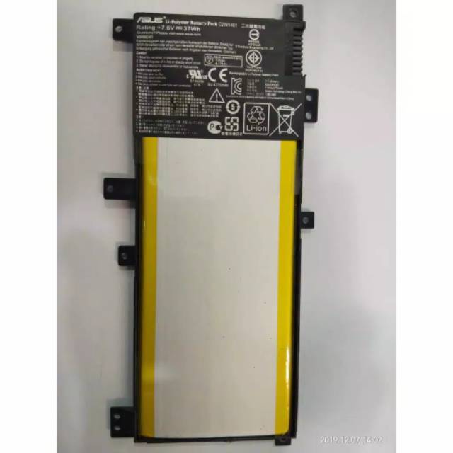 Baterai ASUS X454 X454W X454WA X454Y X454YA X454L X454LA X455 X455L A455 A455L C21N1401 Original