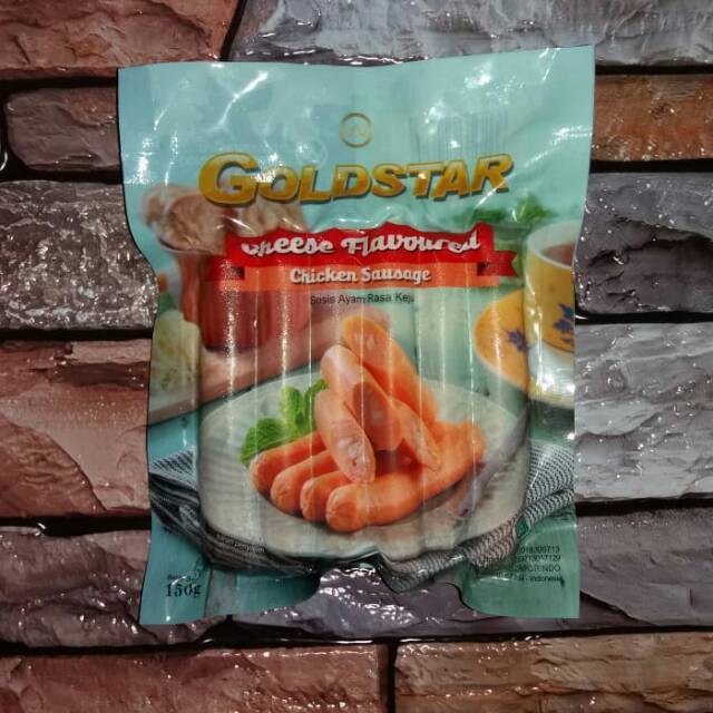 

Goldstar sosis ayam chesee 150gr