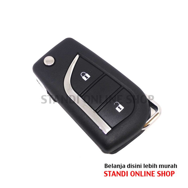 Casing Remote Rumah Kunci Mobil Toyota All New Kijang Innova Reborn