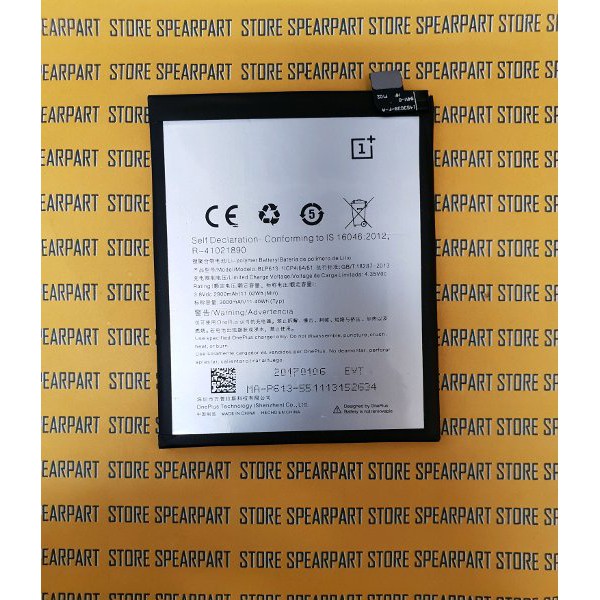 Batre Batere Baterai Battery Oneplus 3 BLP613 Original