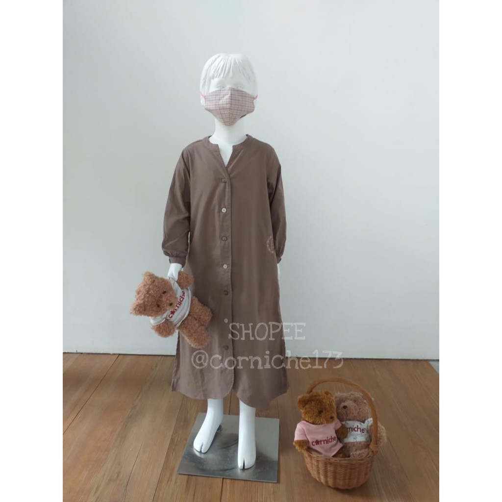 Corniche Kids Indari Dress Kids Coklat Tua - THK50027