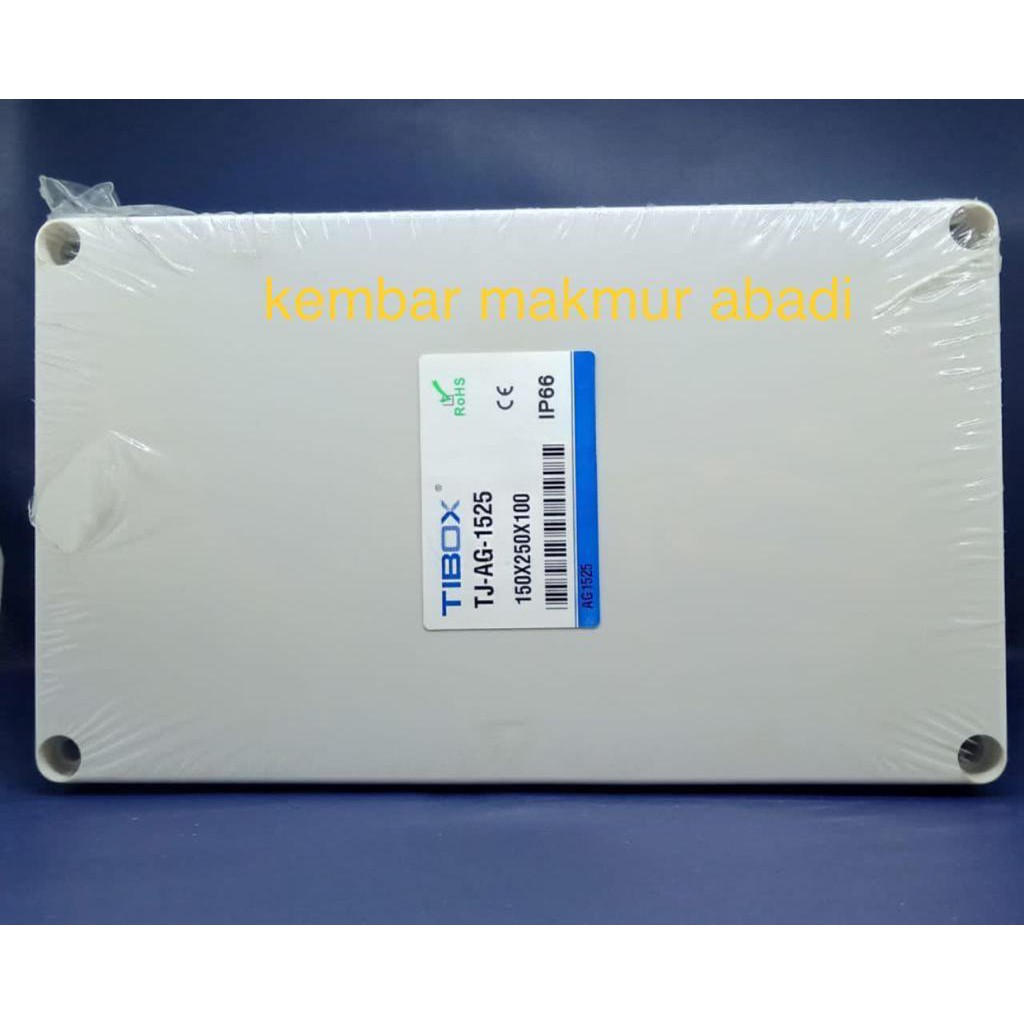 Tibox Junction Box Panel ABS plastik 150x250x100/Tibox TJ-AG-1525