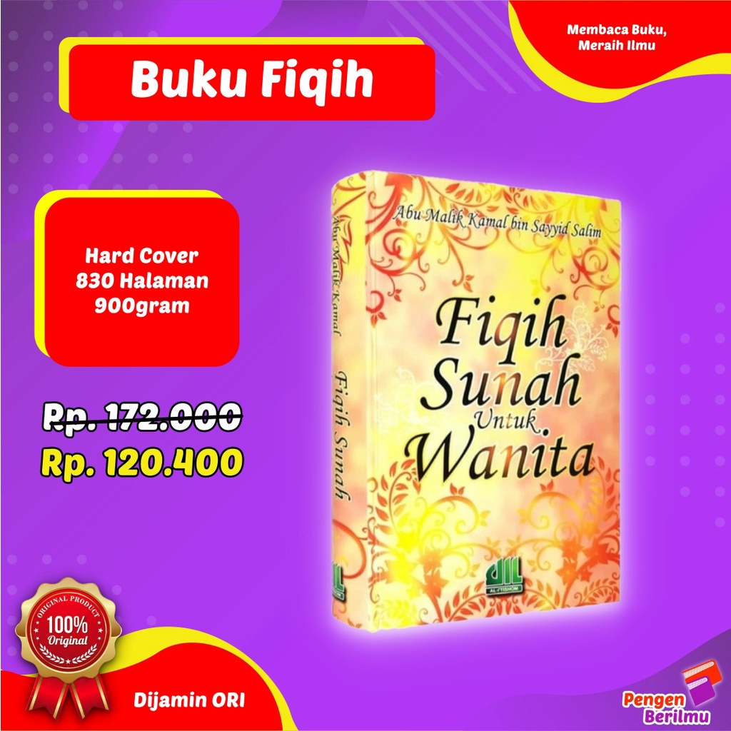 Jual Buku Fiqih Sunah Untuk Wanita Buku Bacaan Islami 100 Buku