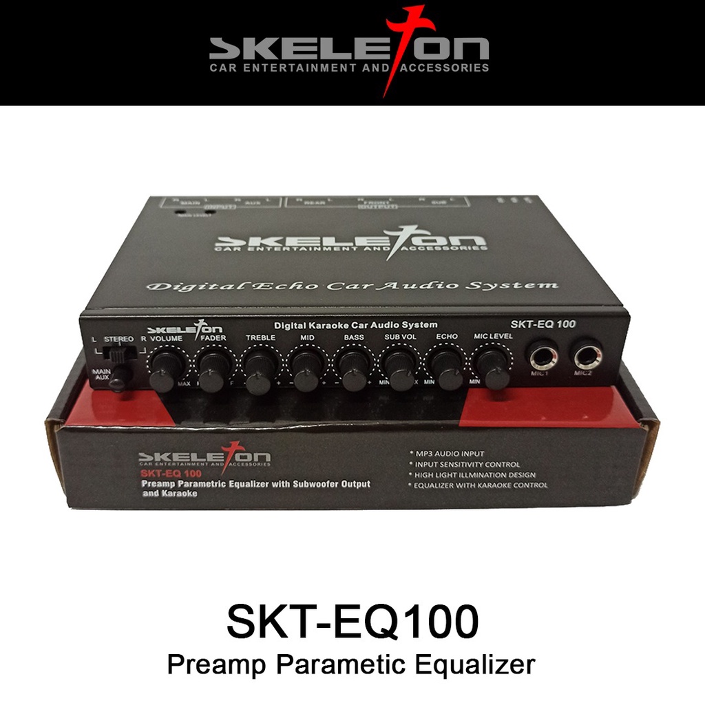 Skeleton Parametric Car Equalizer - SKT-EQ100