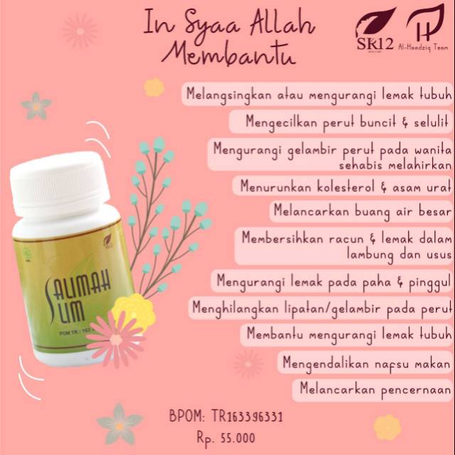 Salima Slim Diet Tnlanpa Ribet Aman sudah BPOM