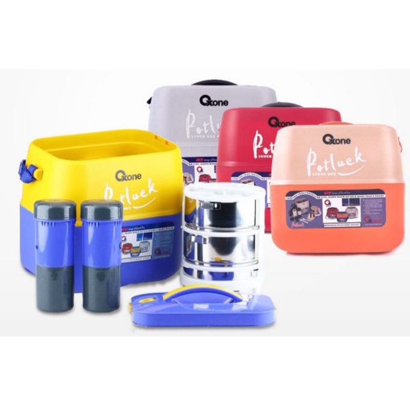 OXONE SALE POTLUCK THERMO LUNCHBOX OX-978 GREY (DEFECT BOX)