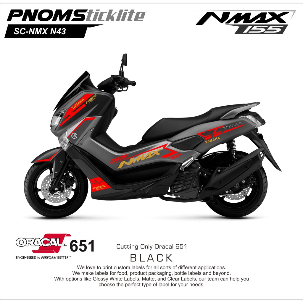 Sticker Cutting Striping Nmax Sc Nmx P 43 Shopee Indonesia