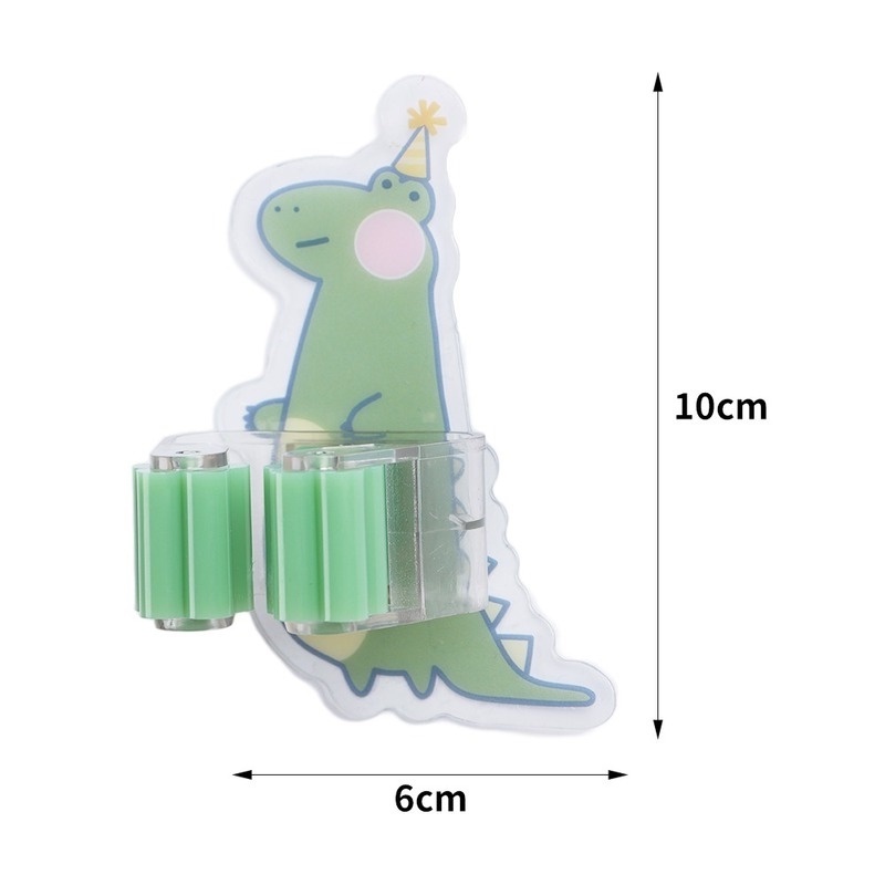 Klip Kait Dinding Penyimpanan Sapu Pel Multifungsi Bahan Plastik Motif Kartun Untuk Rumah Tangga