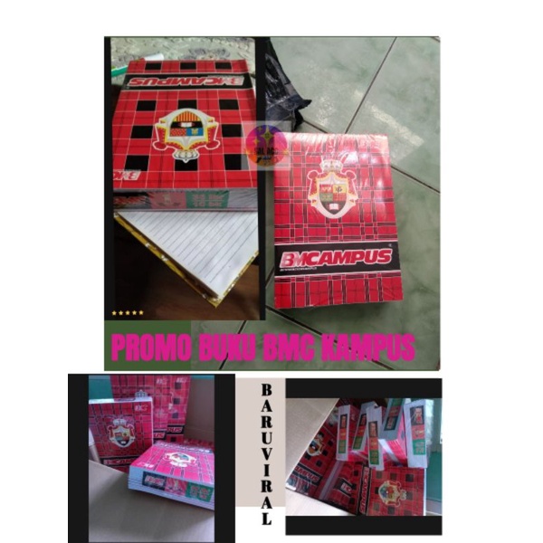 

PROMO BUKU TULIS BMC 1 PAK 10 BUKU SEKOLAH KANTOR KAMPUS/BUKU BMC CAMPUS ISI 36 LEMBAR