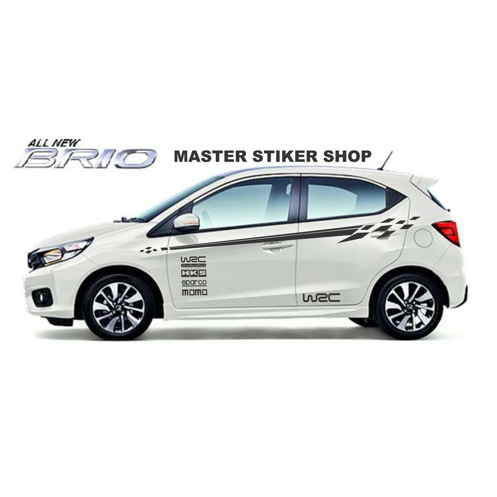 Terbaru Stiker Mobil All New Honda Brio Stiker Mobil Brio Agra Sigra Ayla Calya Mobilio Shopee Indonesia