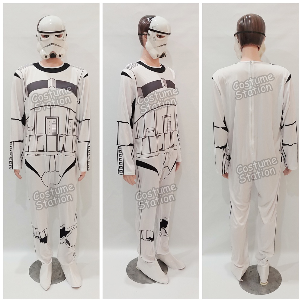 Kostum Star Wars Storm Trooper / Costume Prajurit dewasa