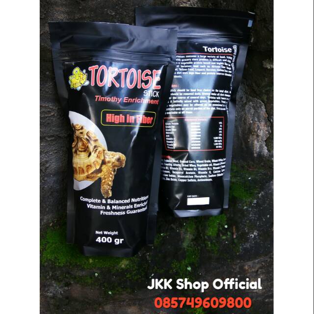 JKK Tortoise Stick, Tortoise Food, Makanan kura kura darat, not mazuri repcal azoo