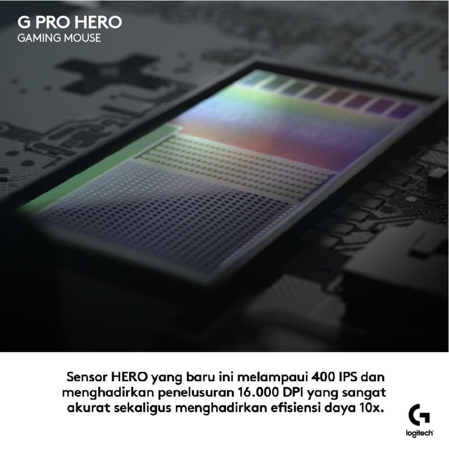 Logitech G Pro Mouse Gaming Wired Sensor HERO 25K DPI for E-Sports
