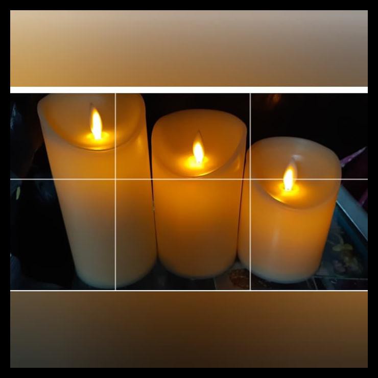 Lampu Lilin Led Goyang Tinggi 10Cm Lilin Elektrik Goyang Lilin Goyang