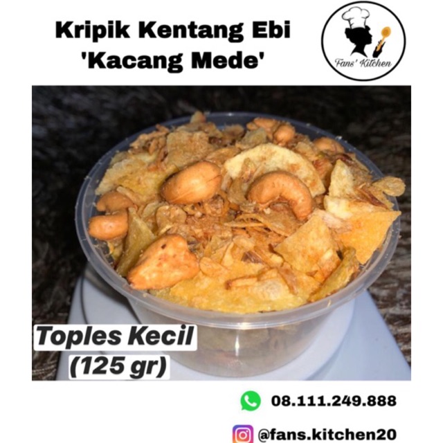 

Kripik Kentang EBI + Kacang Mede “Premium”