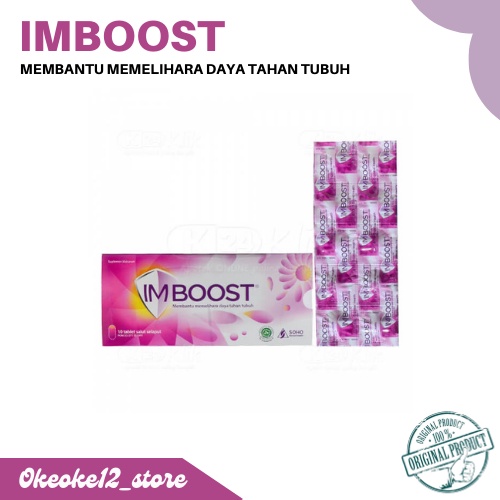 imboost tablet per strip untuk daya tahan tubuh 1 strip