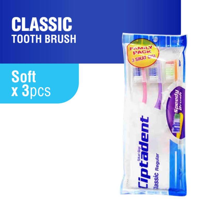 CIPTADENT Toothbrush Sikat Gigi Ciptadent | Ciptadent Crystal Extra Clean Pack