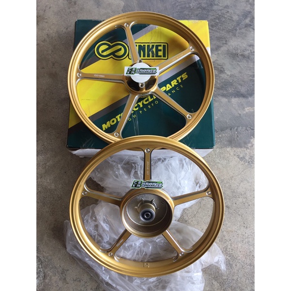 Velg Enkei FG505 Gold pnp jupiter z,fizr,vega dan sejenisnya