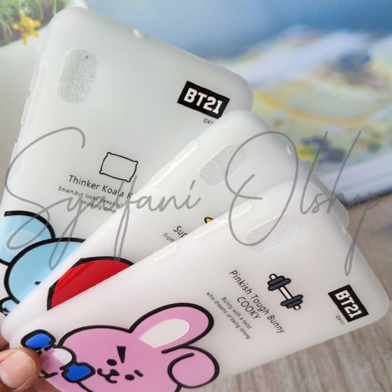 Case BT21 Samsung A10 / Galaxy A10 / SM-A105F / SM-A105G / SM-A105M / SM-A105FN Softcase Karakter Lucu