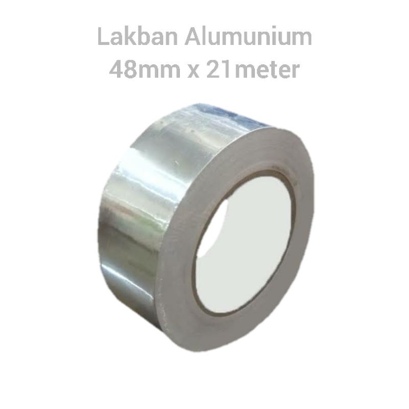 

Lakban Aluminium / Aluminium Foil Tape 48mm x 21meter