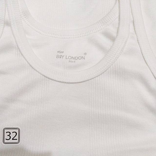 Singlet anak laki boy london/Banff umur 3-12 tahun