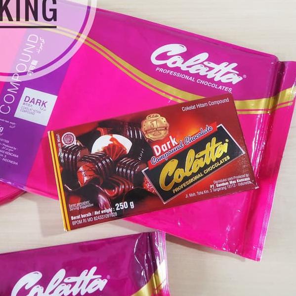 

Serbu [12.12] COKLAT BATANG COLATTA DARK 1 Kg / CHOCOLATE COMPOUND COKELAT ㅉ