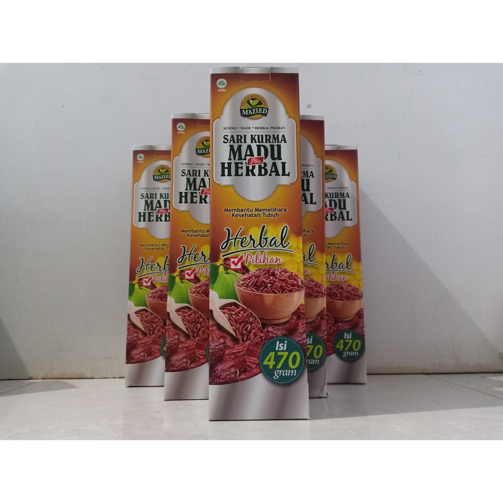 SARI KURMA MADU PLUS Herbal Angkak Propolis Jambu Biji Mazied ORIGINAL ASLI BPOM