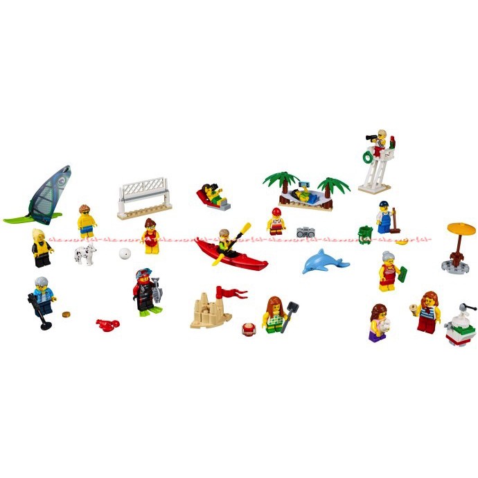 Lego City 60153 Main Volly Yalt Fun At The Beach People Pack