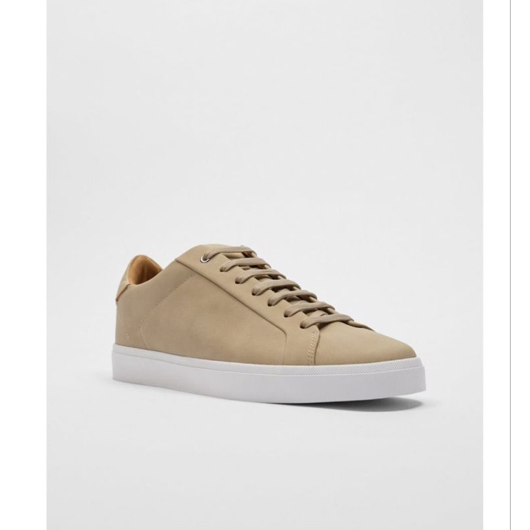 Shoes Zara Man Sepatu ORI Sand Brown Size 44