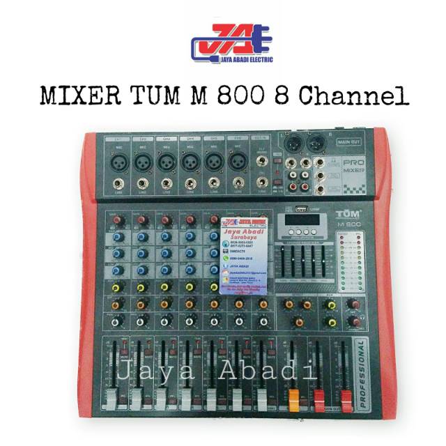 MIXER AUDIO TUM M 800 / MIXER TUM M800