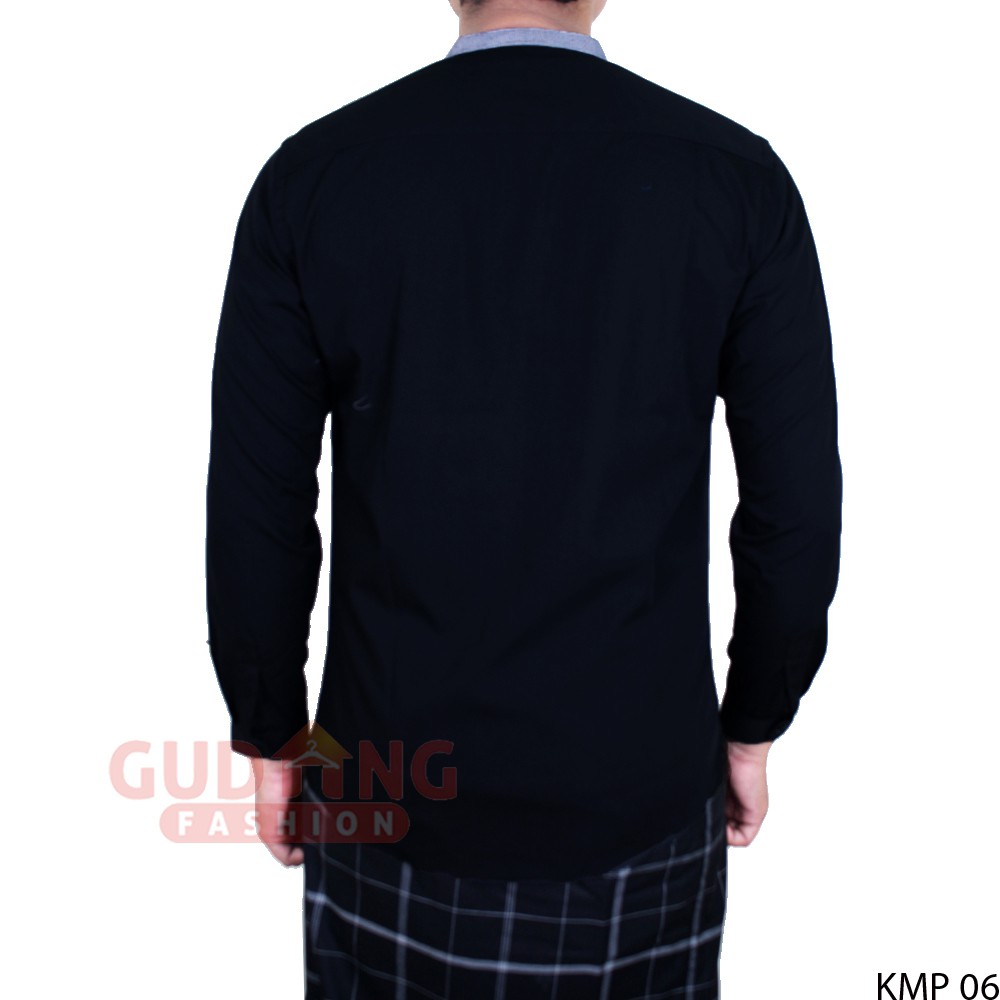 Kemeja Koko Formal Slim Fit Kerah Shanghai (COMB)