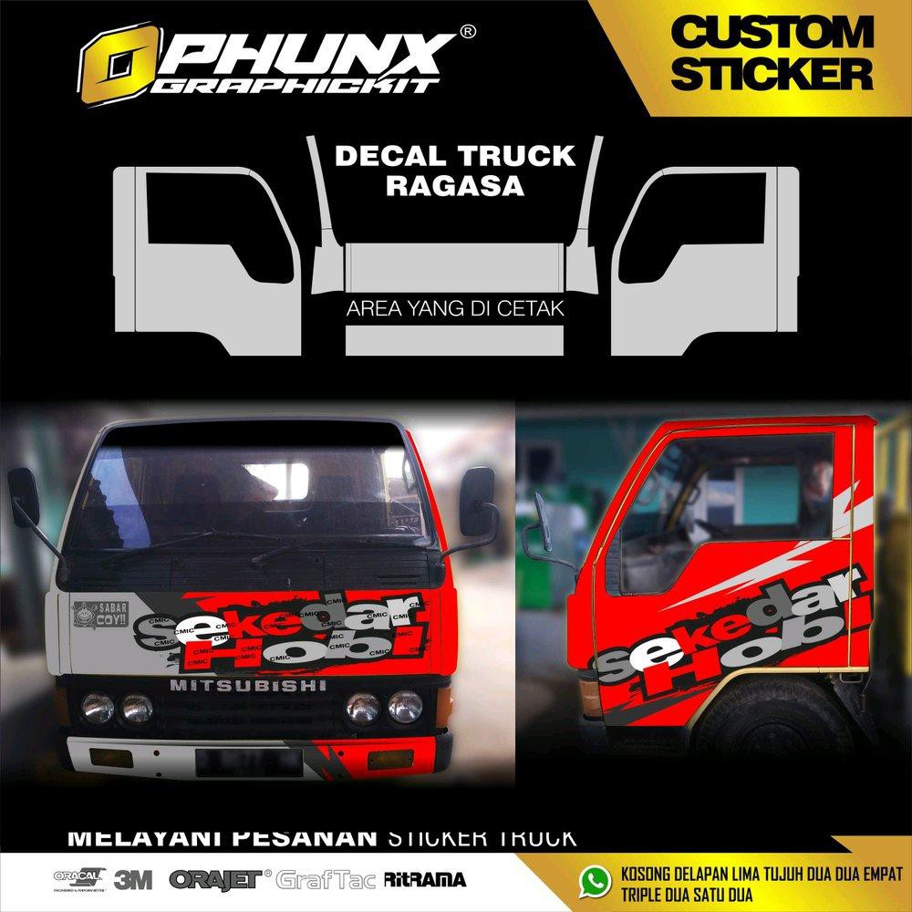Sticker Variasi Truck Ragasa Full Kabin Stiker Printing Untuk Truk Ragasa Dan Sejenisnya Bisa C Shopee Indonesia