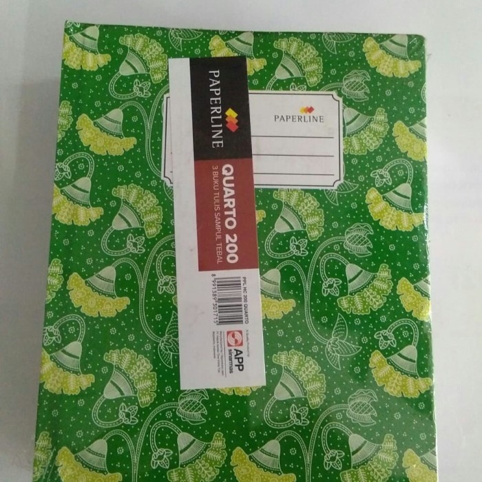 

Hemat Buku Tulis Quarto / Kwarto 200 Lbr Hard Cover Terlaris