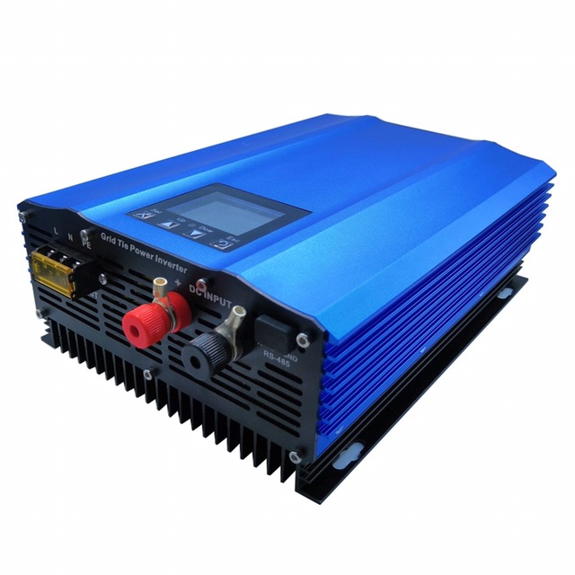 Inverter Gird Tie 1200W Imput 55-90 V MPPT Panel Surya Disesuaikan Baterai Debit Inverter Sinus Murn